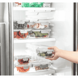 24 piece superior glass food storage set