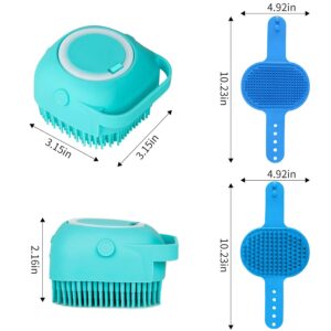 Home comotech 6pcs dog bath brush & dog toothbrush