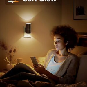 night lights plug into wall 2 pack